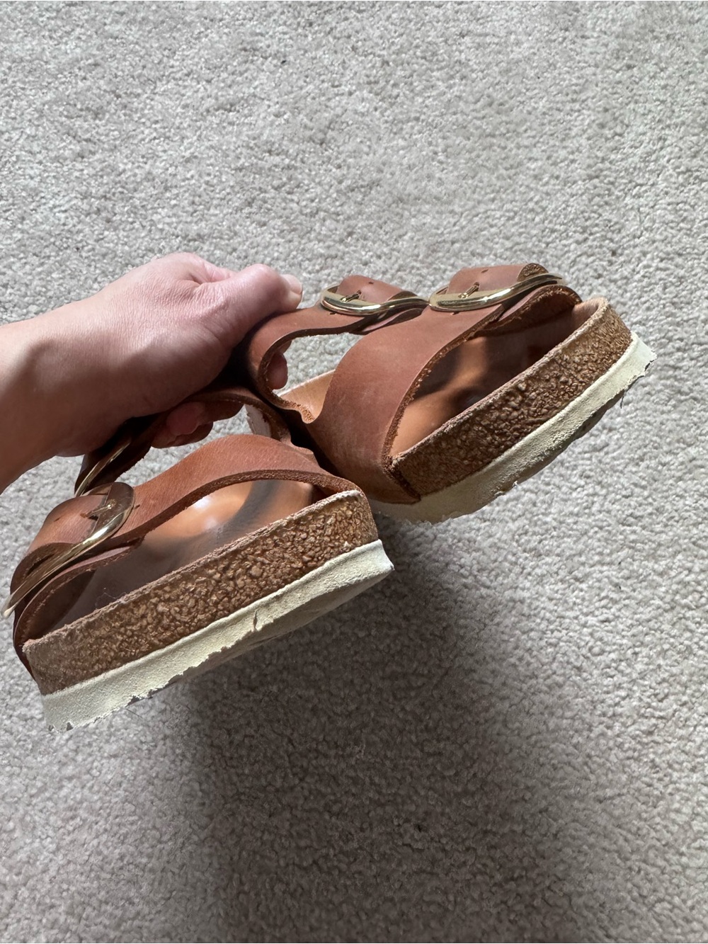Birkenstock big buckle with oiled leather - Picture 4 of 7